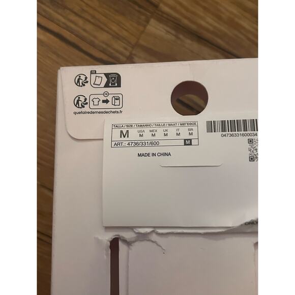 Nwt- Zara METALLIC LEATHER BRACELET - Picture 6 of 6